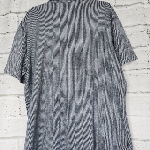 Vince Button Up Shirt Sleeve Shirt 100% Cotton Houndstooth Collared Men XL - Picture 8 of 13